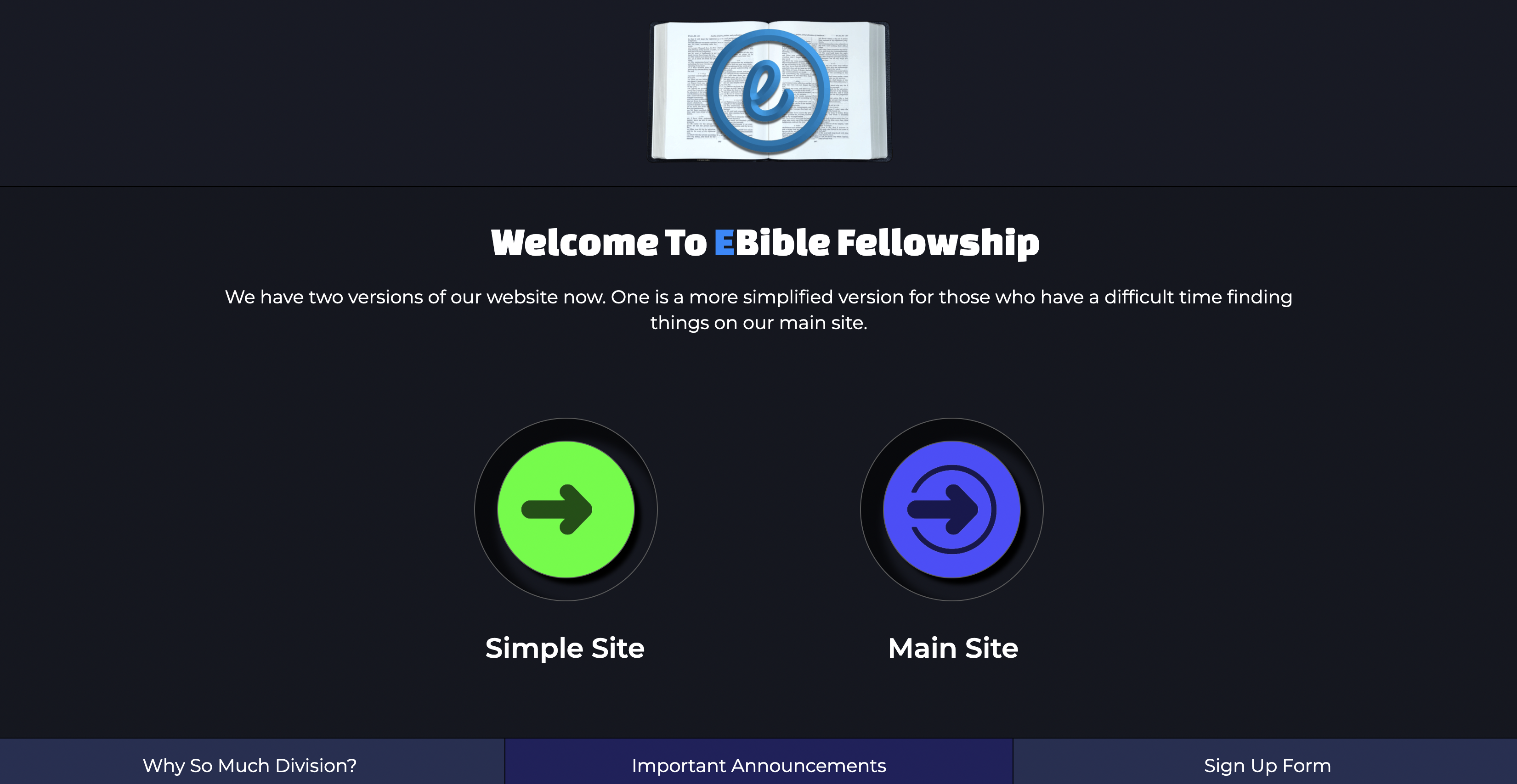 Home Ebiblefellowship Org